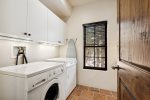 Private washer and dryer in unit